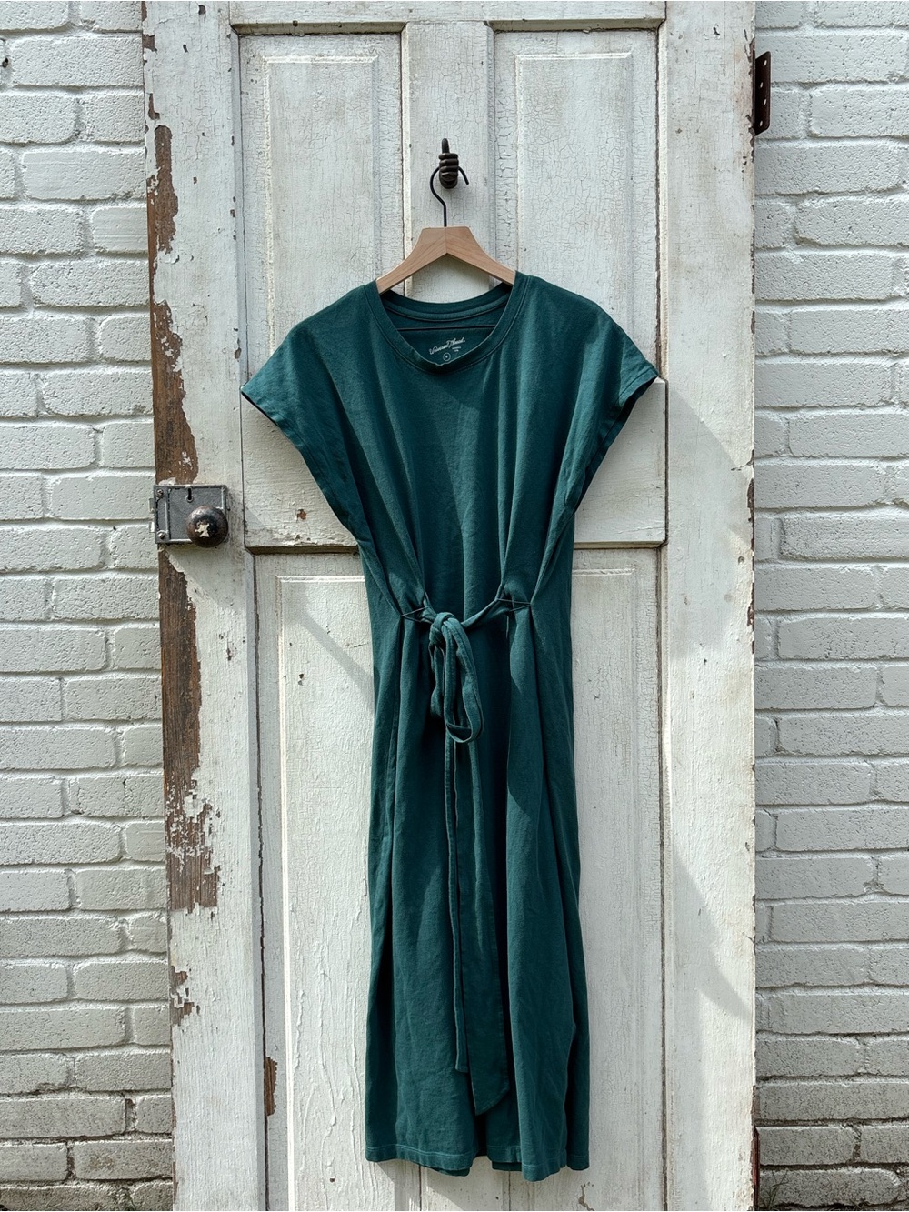 Universal Thread Teal Tie-Front Maxi Dress